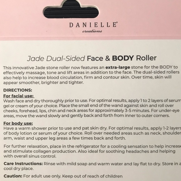 Jade Dual Face and Body Roller by Danielle - Picture 2 of 3